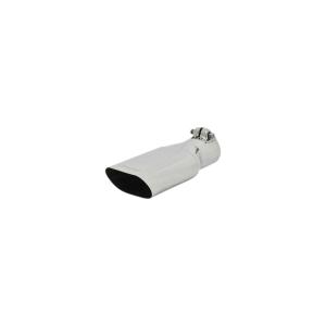 All Vehicles (Universal) Flowmaster Exhaust Tip - 4.25 x 2.25 in. Oval Polished SS Fits 2.50 in. Tubing - Clamp on