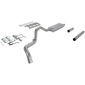 87-93 Ford F250 V8, 7.5L , 87-93 Ford F350 V8, 7.5L Flowmaster Force II Cat-Back Exhaust System - Single Side Exit with 70 Series Big Block II Muffler