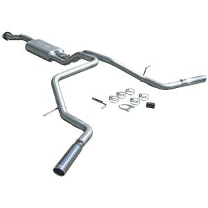 2004 - 2006 Chevrolet Tahoe, 2004 - 2006 GMC Yukon Flowmaster American Thunder Cat-Back Exhaust System - Dual Same Side Exit with Super 50 Series Muffler and 3 Logo Embossed Stainless tips