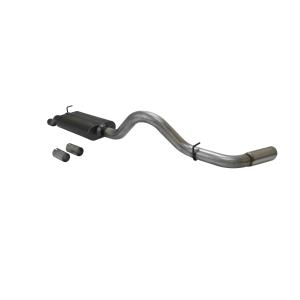  01-04  Chevrolet Avalanche, 01-04 GMC Sierra, 2004 Chevrolet Colorado, 2004 GMC Canyon Flowmaster Cat-back System 409S - Single Side Exit - American Thunder - Aggressive Sound