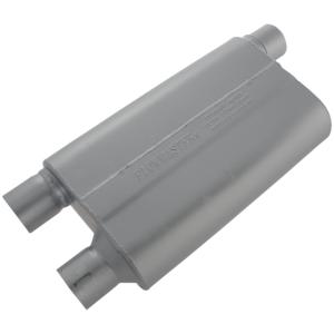 All Vehicles (Universal) Flowmaster 80 Series Muffler 409S - 2.50 Offset In / 2.50 Dual Out - Aggressive Sound