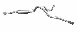 11-12 Ford F150 Truck Supercrew, Short Bed 5.5 Ft. 3.5L Eco Boost 2/4WD Gibson® Dual Extreme Exhaust System - Stainless Steel