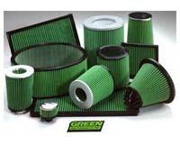 03 Jeep Wrangler 2.4L L4, 97-03 Jeep Wrangler 2.5L L4, 97-04 Jeep Wrangler 4.0L L6 Green Air Filters