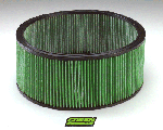 84-86 Jeep Cherokee 2.8L V6, 87-88 Dodge Dakota 2.2L L4, 87-90 Jeep Wrangler 4.2L L6 Green Universal Air Filters - Round