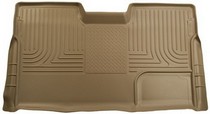 2009-2010 Ford F-150 Super Crew Cab Husky WeatherBeater Rear Cargo Floor Liners – Tan