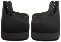 2011-2012 Ford F250, 2011-2012 Ford F350 Husky Custom Molded Front Mud Guards – Black