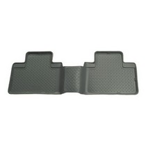 2007-2009 Buick Enclave, 2007-2009 GMC Acadia, 2007-2009 Saturn Outlook, (With second row bench seats) Husky Classic Style 2nd Seat Floor Liners – Grey (With 2nd row bench seats)