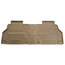 2007-2009 Buick Enclave, 2007-2009 GMC Acadia, 2007-2009 Saturn Outlook, (With second row bucket seats) Husky Classic Style 2nd Seat Floor Liners – Tan (With 2nd row bucket seats)