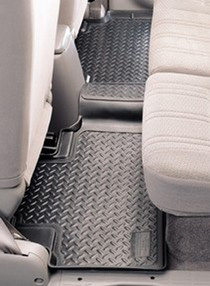 2007-2009 GMC Acadia, 2007-2009 Saturn Outlook, 2008-2009 Buick Enclave, (Third seat liner for vehicles with 2nd row bench seats) Husky Classic Style 3rd Seat Floor Liners – Black (3rd seat liner for vehicles with 2nd row bench seats)