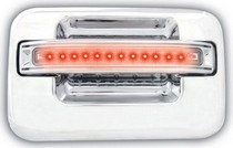 04-08 Ford F150 LD, 04-08 Ford F250 LD In Pro Car Wear LED Door Handle, Front, Chrome (2ps/set) - Red LED/Clear Lens - RH No Key Hole