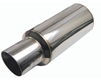 All Sport Compact Cars (Universal) Injen Mufflers - Stainless Steel Tip 2 3/8