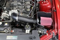 2010 Mustang V6 JLT Series 2 Painted Plastic Cold Air Intake Kit - Grabber Blue