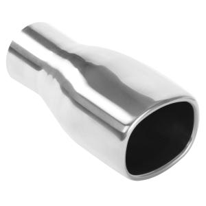 All Vehicles (Universal) Magnaflow Straight Cut Tip - Double Wall - Weld On - Rolled Edge - Square (3
