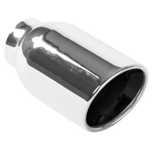 All Vehicles (Universal) Magnaflow 15° Slant Cut Tip - Double Wall - Weld On - Rolled Edge - Round (4