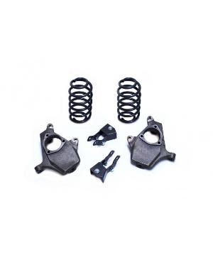 2000-2006 Cadillac Escalade 2WD/4WD, 2000-2006 Chevrolet Avalanche 2WD/4WD, 2000-2006 Chevrolet Suburban 1500 2WD/4WD, 2000-2006 GMC Yukon Denali 2WD/4WD MaxTrac 2-3 Inch Lowering Kit (Includes Part Numbers 100920 / 271030 / 401000)