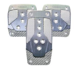 All Jeeps (Universal), All Vehicles (Universal) NRG Innovations MT Aluminum Sport Pedals (Gun Metal w/ Silver Carbon)
