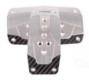 All Jeeps (Universal), All Vehicles (Universal) NRG Innovations AT Aluminum Sport Pedals (Silver w/ Black Carbon)