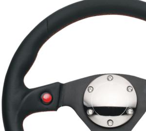 Universal (can work for all vehicles) NRG 007 Style Steering Wheel - Leather