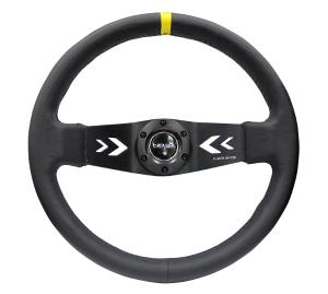 Universal (can work for all vehicles) NRG 2-Spoke Steering Wheel - Leather