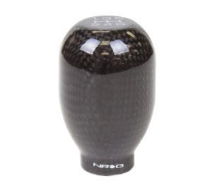 All Jeeps (Universal), Universal - Fits all Vehicles NRG Shift Knobs - Type R Style 42mm 5 Speed (Black Carbon Fiber)