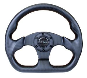 Universal (can work for all vehicles) NRG Full Carbon Fiber Steering Wheel - Matte Black