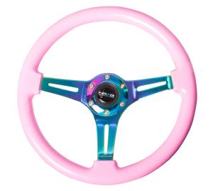 Universal (Can Work on All Vehicles) NRG Steering Wheel - Wood Grain
