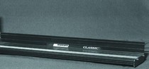 2001-2007 Chevrolet Silverado Classic Crew Cab, 6.5 Short Bed Full Length, 2001-2007 GMC Sierra Classic Crew Cab, 6.5 Short Bed Full Length Owens Classic Series Running Boards (2-Inch Black Extruded Aluminum) (GMT800)