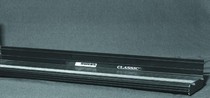 1984-2007 Chrysler – Plymouth Voyager SWB W/ 1 Slider Door, 1984-2007 Dodge Vans Caravan SWB W/ 1 Slider Door Owens Classic Series Running Boards (2-Inch Black Extruded Aluminum) 