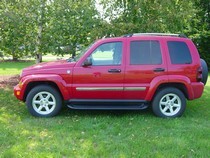 2005-2007 Jeep Liberty  Owens Premier Series Custom Molded ABS Running Boards 