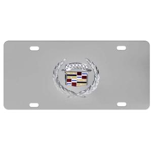 All Jeeps (Universal), Universal Pilot Cadillac Chrome 3D License Plate