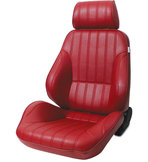 All Jeeps (Universal), Universal - Fits All Vehicles Procar Racing Seat - Rally Series 1000, Red Vinyl (Left)