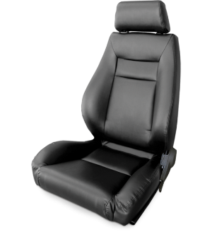 All Jeeps (Universal), Universal - Fits All Vehicles Procar Racing Seat - Elite Series 1100, Black Leather (Left)