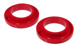1999-2004 Ford Mustang  Prothane Rear Lower Spring Isolators - IRS - Red