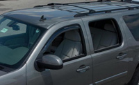 07-08 Chevrolet Suburban, 07-08 Chevrolet Tahoe, 07-08 GMC Yukon / Yukon XL Putco Side Window Deflectors - Element Tinted Front