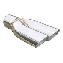 70-71 GTO Pypes Stainless Steel Polished Exhaust Tip - Slant Cut - 2.5