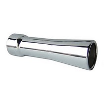 66-68 GTO Pypes Stainless Steel Polished Exhaust Tip - Round - Slant Cut - 2.5