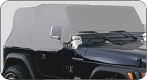 76-06 Wrangler Rampage Cab Cover - 4 Layer Gray (Fits over Installed Top)
