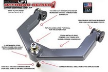 09-16 Dodge Ram 1500 2WD, 4WD ReadyLift® Off Road Suspension Uniball Upper Control Arm Kit