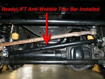 05-16 Ford F250 4WD, 05-16 Ford F350 4WD ReadyLift® Off Road Suspension Anti Wobble Track Bar Kit (Bent Bar For 0