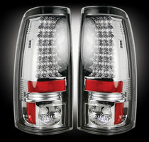 Chevy Silverado & GMC Sierra 99-07 Recon LED Tail Light Set - Clear Lens