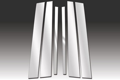 92-11 Mercury Grand Marquis Restyling Ideas Pillar Post Trims - Mirror Finish