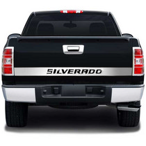 06-09 Chevrolet Silverado, 99-06 Chevrolet Silverado (Fleetside) Restyling Ideas Stainless Steel Signature-X Tailgate Accents