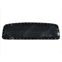 03-05 Dodge Ram 2500/3500/4500 Royalty Core RC1 Classic Grille - Gloss Black Frame, 10.0 Power Mesh