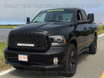 13-15 Dodge Ram 1500 Royalty Core RCRX LED Race Line Grille -12.0 Sport Mesh Surrounded By A Studded Sleek Grille