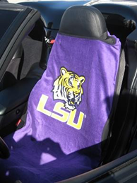 All Jeeps (Universal), All Vehicles (Universal) Seat Armour NCAA Towel Seat Cover - Louisiana State Tigers