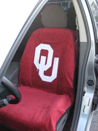 All Jeeps (Universal), All Vehicles (Universal) Seat Armour NCAA Towel Seat Cover - Oklahoma Sooners