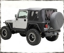 10-11 Wrangler (JK) - 2 Door Smittybilt OE Style Replacement Top with Tinted Windows - Black Diamond