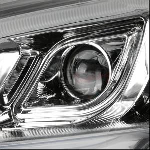 2007-2011 Honda CRV Models Only Spec D DRL LED Projector Headlights Chrome