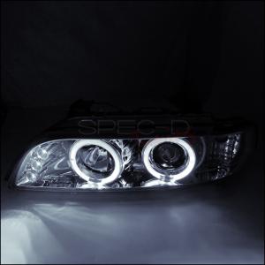 1996-2003 BMW E39 5-Series Models Only;;(Do Not Fit With OE Xenon Headlights Models) Spec D Dual Halo LED Projector Headlights
