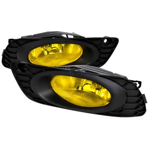 12 HONDA CIVIC OEM FOG LIGHTS AMBER 4 DOOR Spec D Fog Lights + Switch Kit - OEM Style, Yellow Color